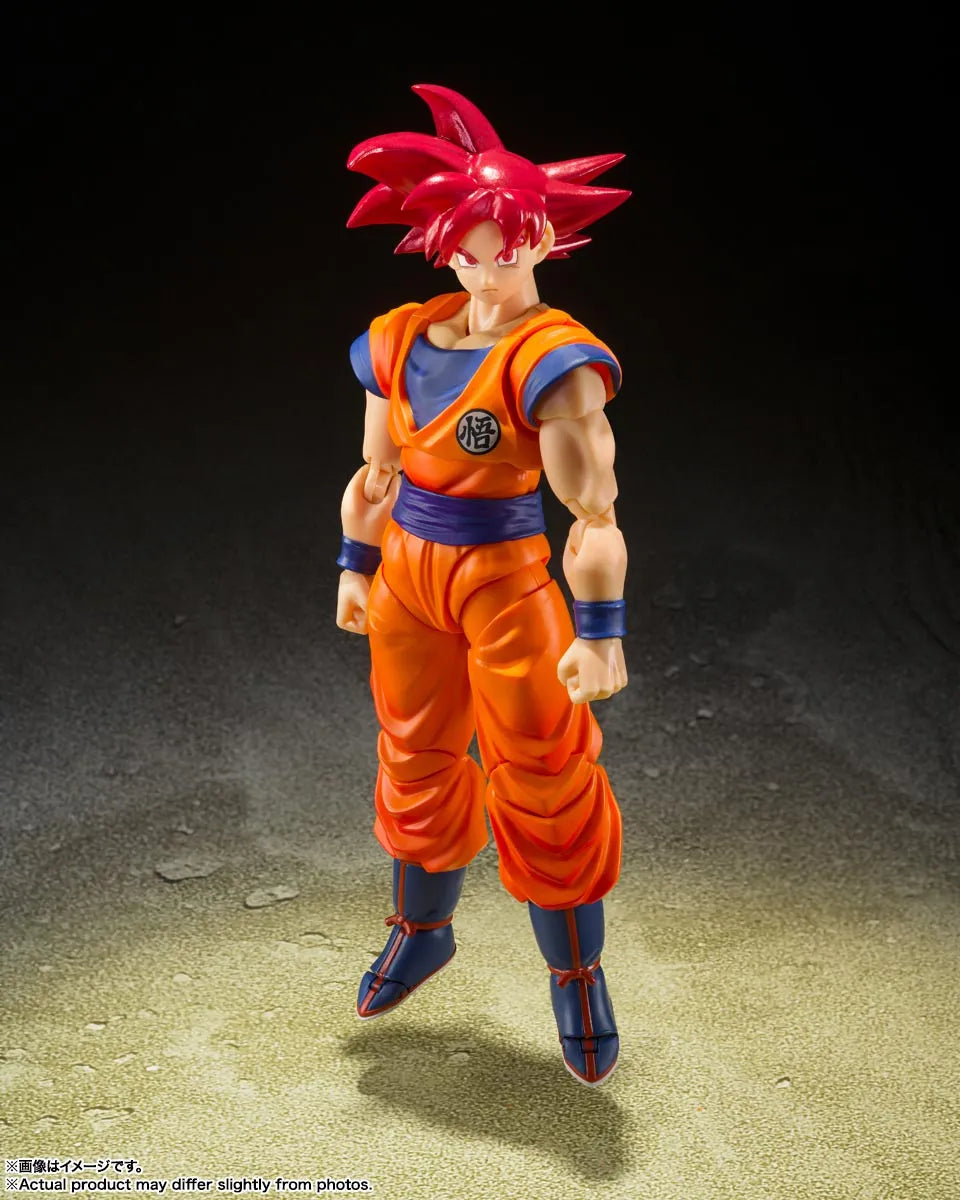 Bandai - S.H.Figuarts - Dragon Ball Super: Super Saiyan God Son Goku  (Saiyan God of Virtue)