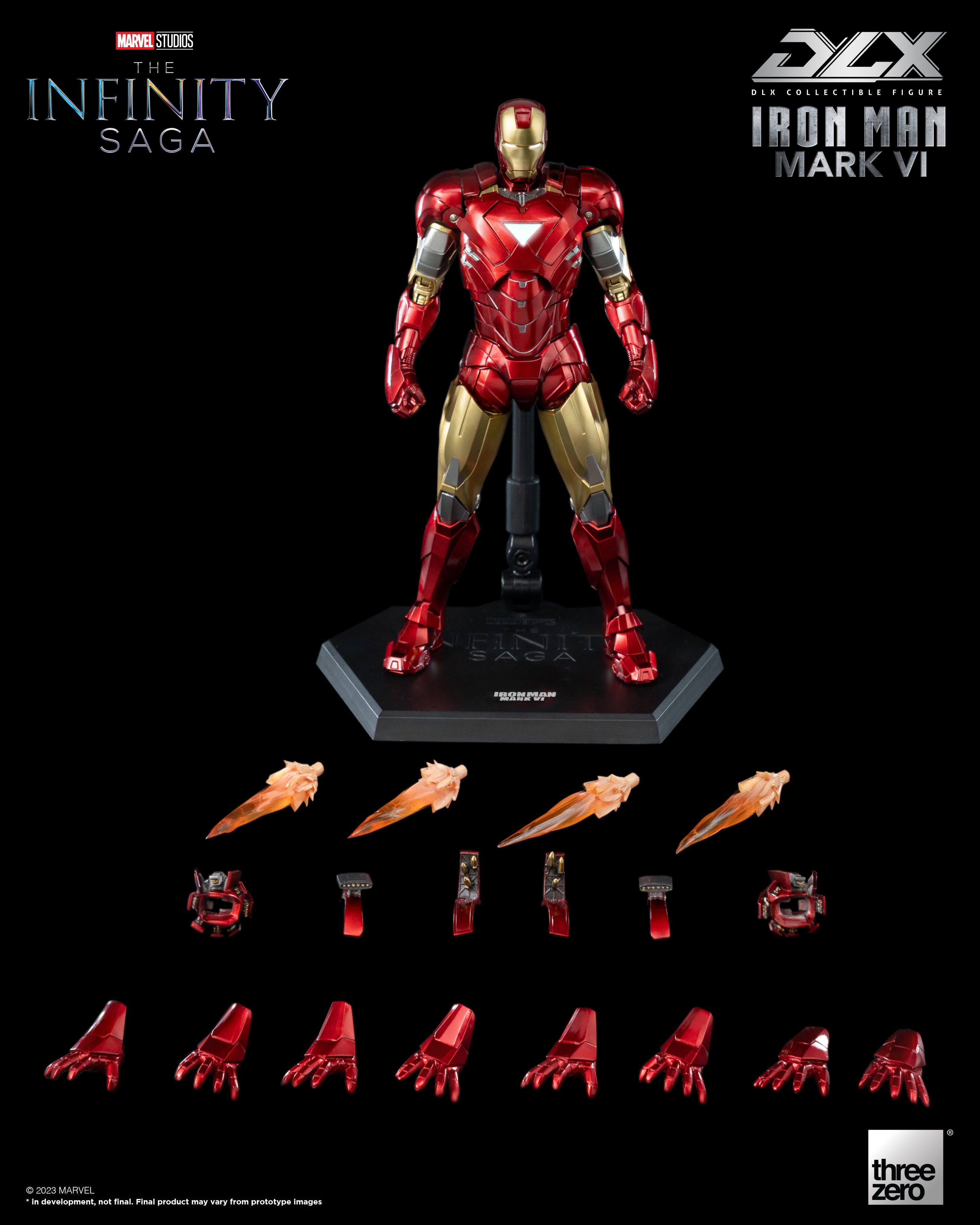 Threezero 1 12 The Infinity Saga DLX Iron Man Mark 6 Ages