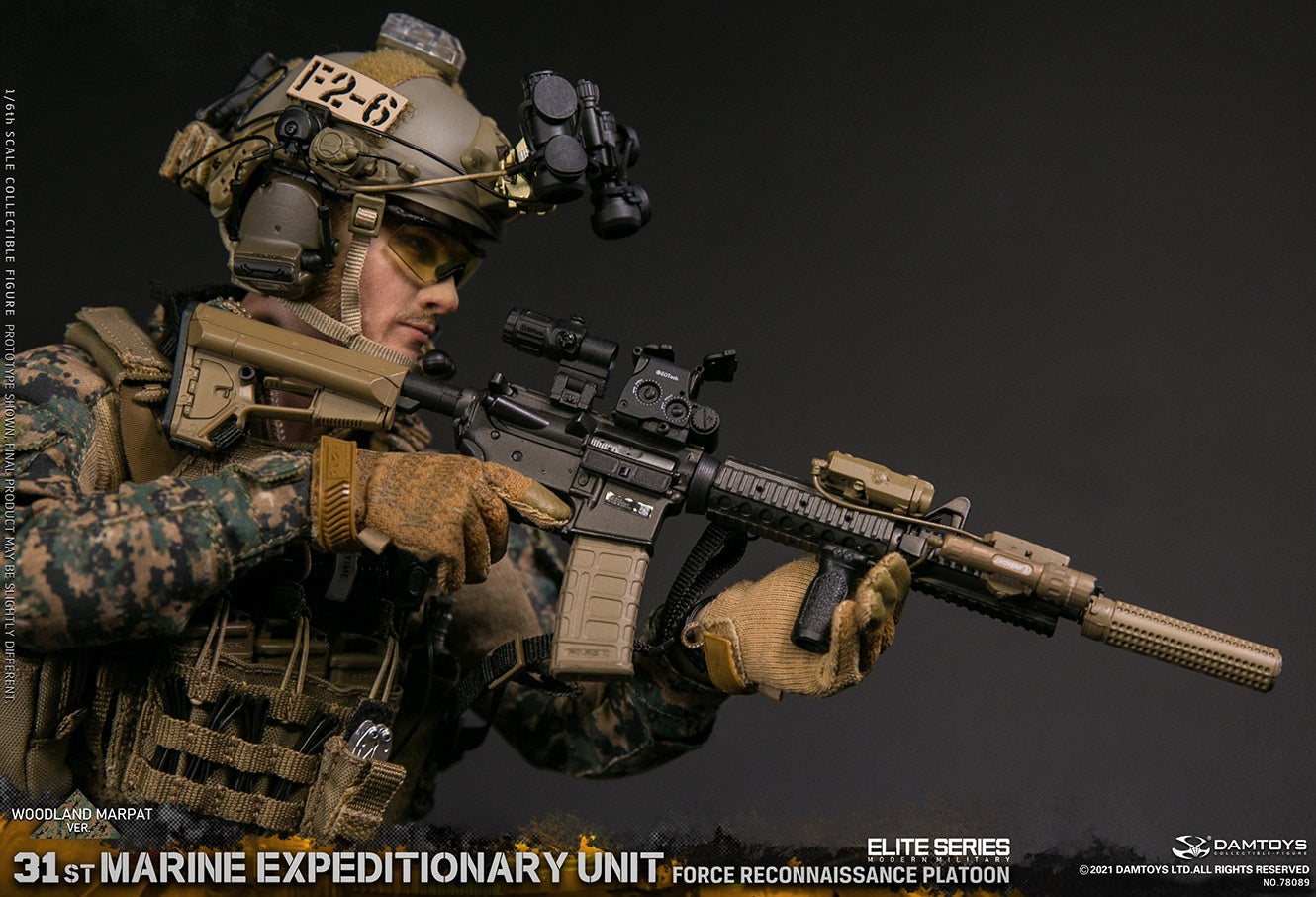 DAM Toys -31st Marine Expeditionary Unit Force Reconnaissance Platoon  (Woodland Marpat Ver)