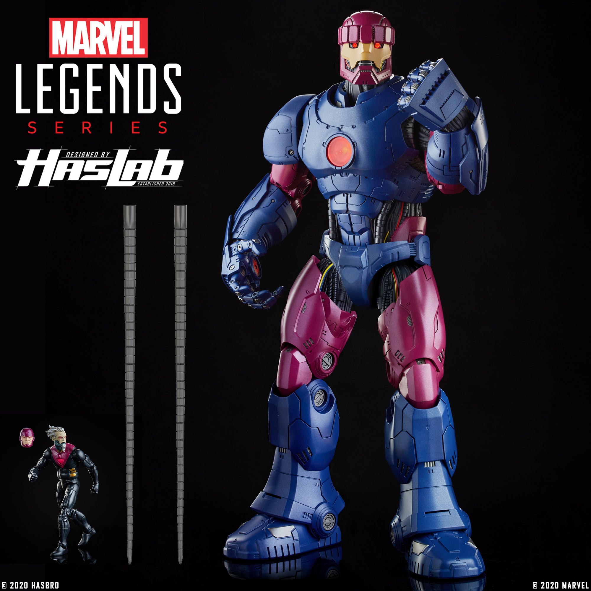 Marvel Legends XMen Sentinel Haslab Exclusive Ages Three and Up