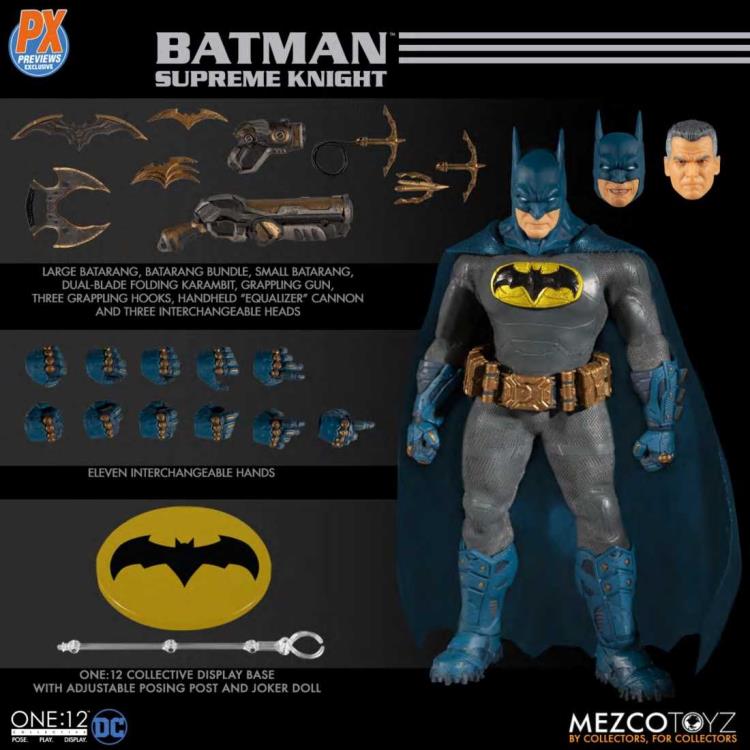 Mezco Toyz - One:12 Batman Supreme Knight (PX Previews Exclusive) – Ages  Three and Up