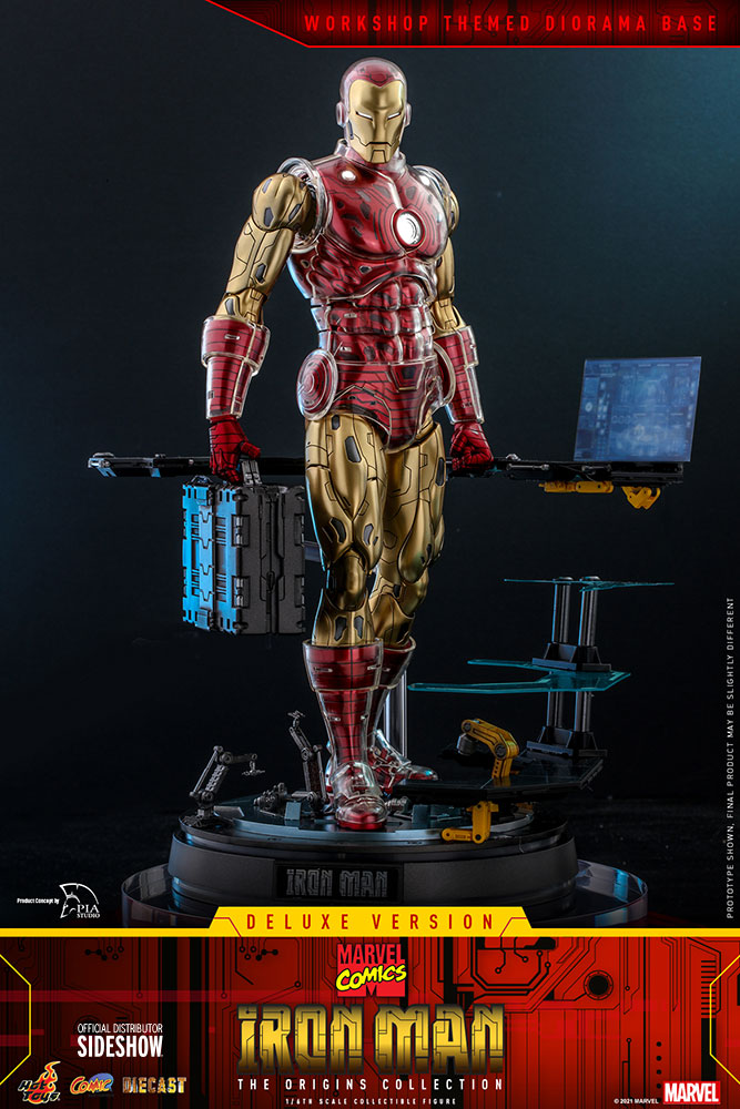 Hot Toys Marvel Comics The Origin Collection Iron Man Deluxe