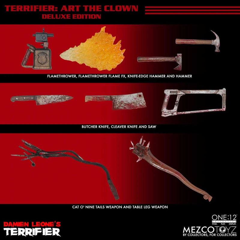 Load image into Gallery viewer, Mezco Toyz - One 12 Damien Leone&#39;s Terrifier - Art the Clown
