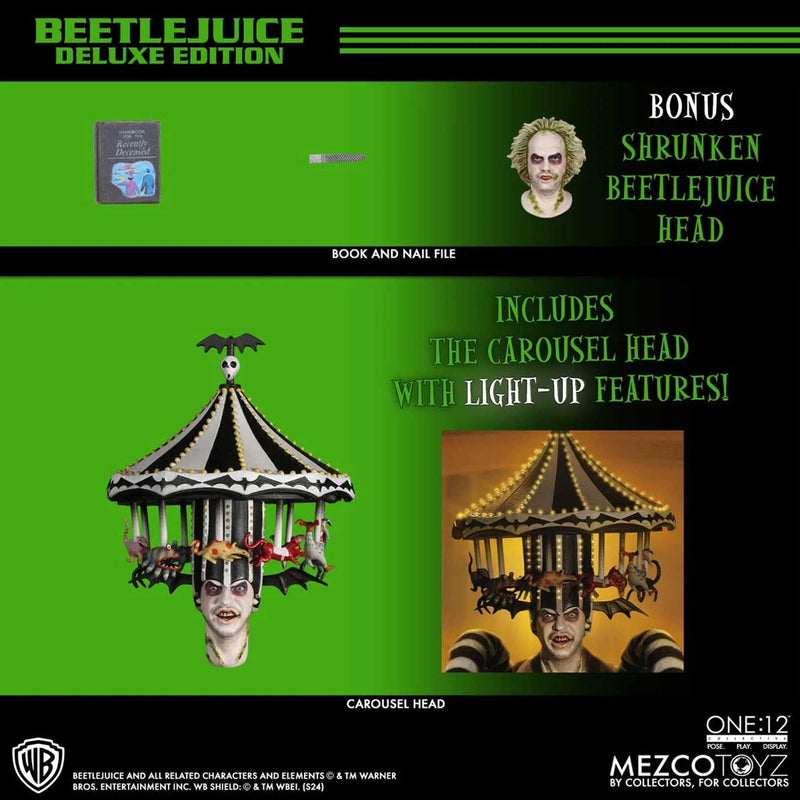 Load image into Gallery viewer, Mezco Toyz - One 12 Beetlejuice - Beetlejuice (Deluxe Edition)
