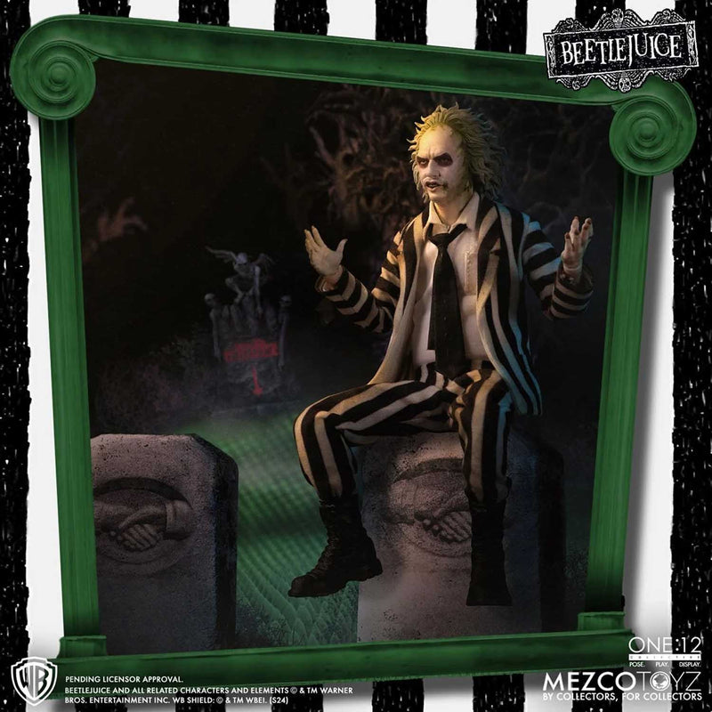 Load image into Gallery viewer, Mezco Toyz - One 12 Beetlejuice - Beetlejuice (Deluxe Edition)
