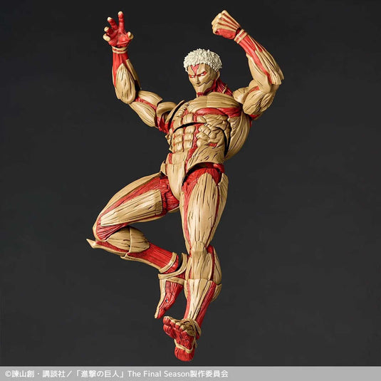 Kaiyodo - Amazing Yamaguchi - Revoltech Attack On Titan NR069 - Armored Titan (Reiner Braun)