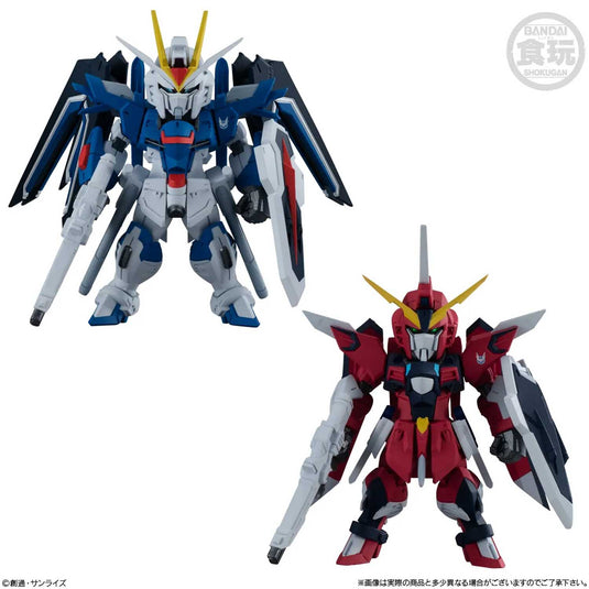 Bandai - Mobile Suit Gundam SEED Freedom - FW Gundam Converge - Rising Freedom Gundam and Immortal Justice Gundam