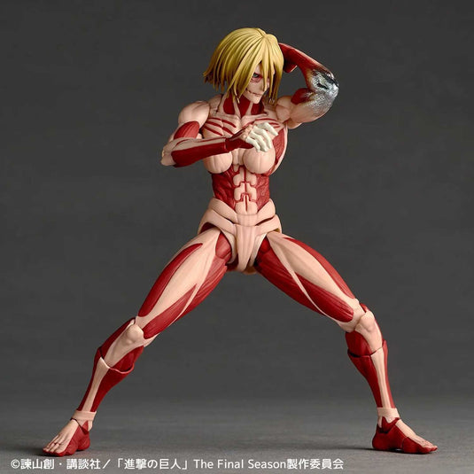 Kaiyodo - Amazing Yamaguchi - Revoltech Attack On Titan NR068 - Female Titan (Annie Leonhart)