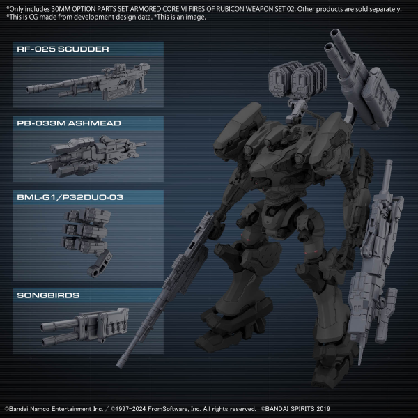 Load image into Gallery viewer, 30 Minutes Missions - Armored Core VI Fires of Rubicon - Weapon Set 02
