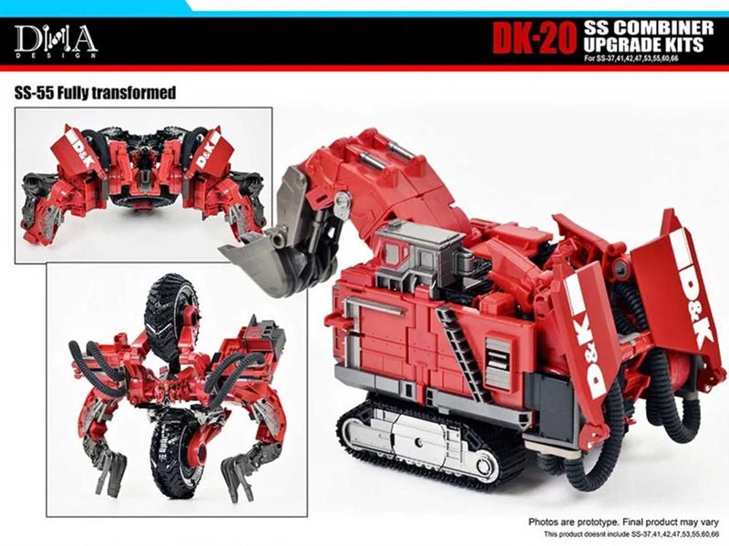 Load image into Gallery viewer, DNA Design - DK-20 Studio Series Combiner Devastator Upgrade Kit (Reissue)
