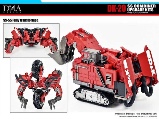 DNA Design - DK-20 Studio Series Combiner Devastator Upgrade Kit (Reissue)