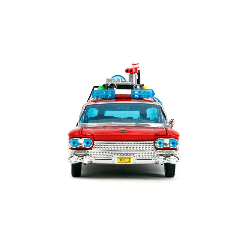 Load image into Gallery viewer, Jada Toys - Ghostbusters X Transformers - Ecto-1 (Optimus Prime Graphics) Die-Cast Metal Vehicle 1/24 Scale
