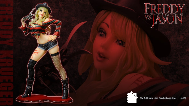 Load image into Gallery viewer, Kotobukiya - Freddy VS Jason Bishoujo Statue - Freddy Krueger (2nd Edition)
