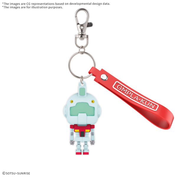 Load image into Gallery viewer, Bandai - 3D Rubber Mascot Keychain - GMpla-Kun
