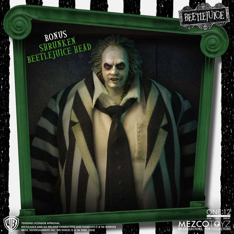 Load image into Gallery viewer, Mezco Toyz - One 12 Beetlejuice - Beetlejuice (Deluxe Edition)
