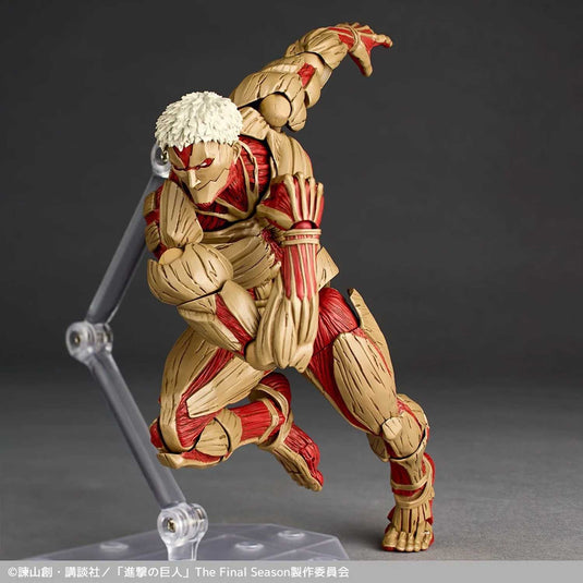 Kaiyodo - Amazing Yamaguchi - Revoltech Attack On Titan NR069 - Armored Titan (Reiner Braun)