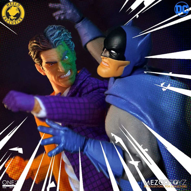 Load image into Gallery viewer, Mezco Toyz - One 12 DC Comics - Batman VS Two-Face (Golden Age Edition) Box Set (Mezco Exclusive)
