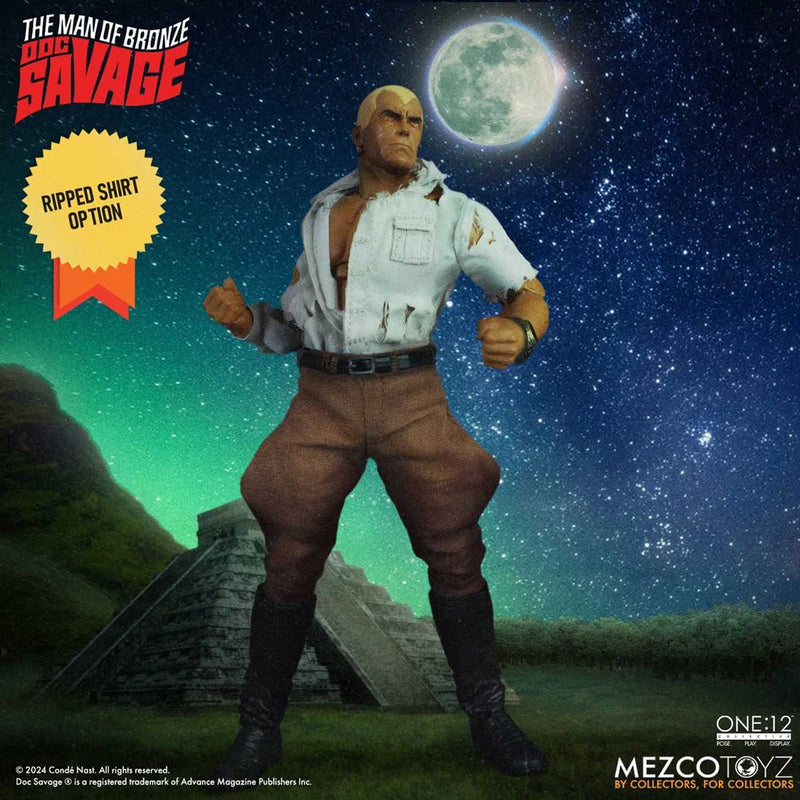 Load image into Gallery viewer, Mezco Toyz - One 12 Doc Savage: The Man of Bronze - Doc Savage
