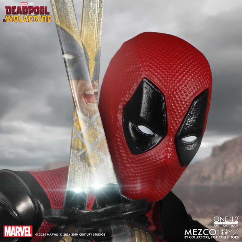 Load image into Gallery viewer, Mezco Toyz - One 12 Deadpool and Wolverine - Deadpool Deluxe
