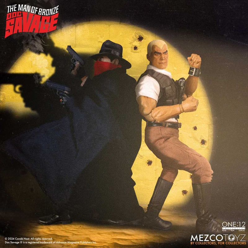 Load image into Gallery viewer, Mezco Toyz - One 12 Doc Savage: The Man of Bronze - Doc Savage
