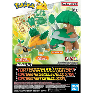 Bandai - Pokemon Model Kit - Torterra Evolution Set