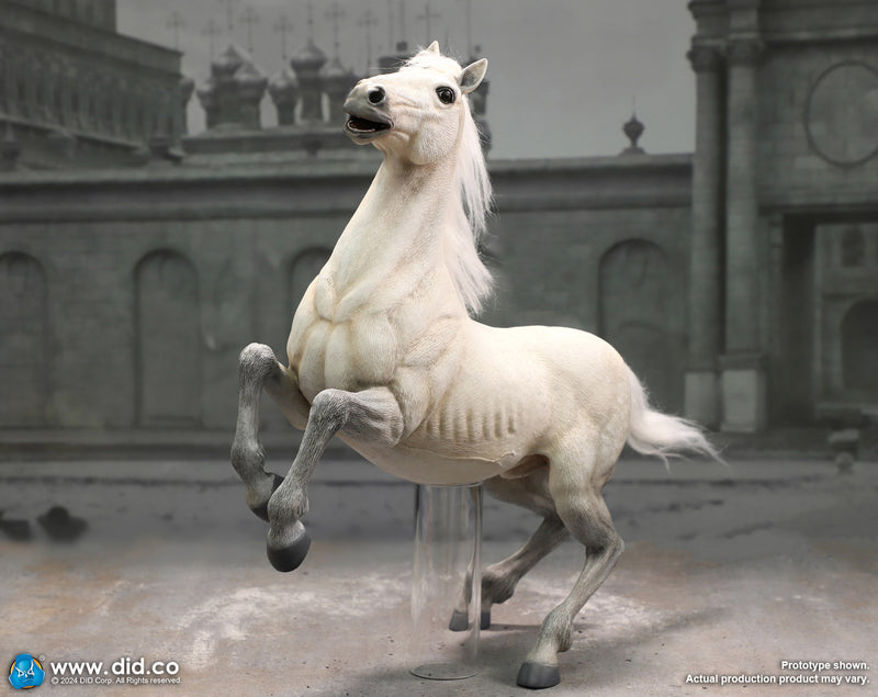 Load image into Gallery viewer, DID - 1/6 Napoleon White War Horse (Prancing)
