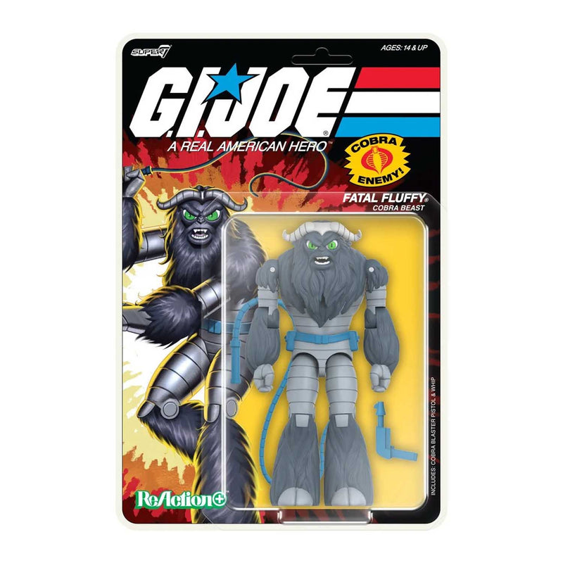 Load image into Gallery viewer, Super 7 - Reaction+ (O-Ring Figure) G.I. Joe - Fatal Fluffy
