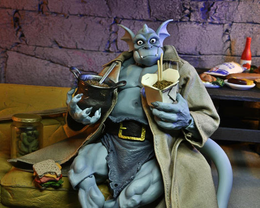 NECA - Disney's Gargoyles - Ultimates Detective Broadway "Silver Falcon" (With Closed Wings)