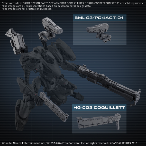 Load image into Gallery viewer, 30 Minutes Missions - Armored Core VI Fires of Rubicon - Weapon Set 03
