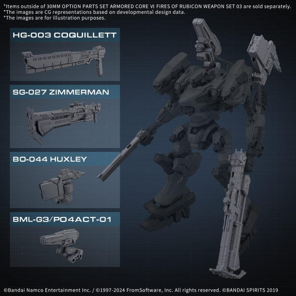 Load image into Gallery viewer, 30 Minutes Missions - Armored Core VI Fires of Rubicon - Weapon Set 03
