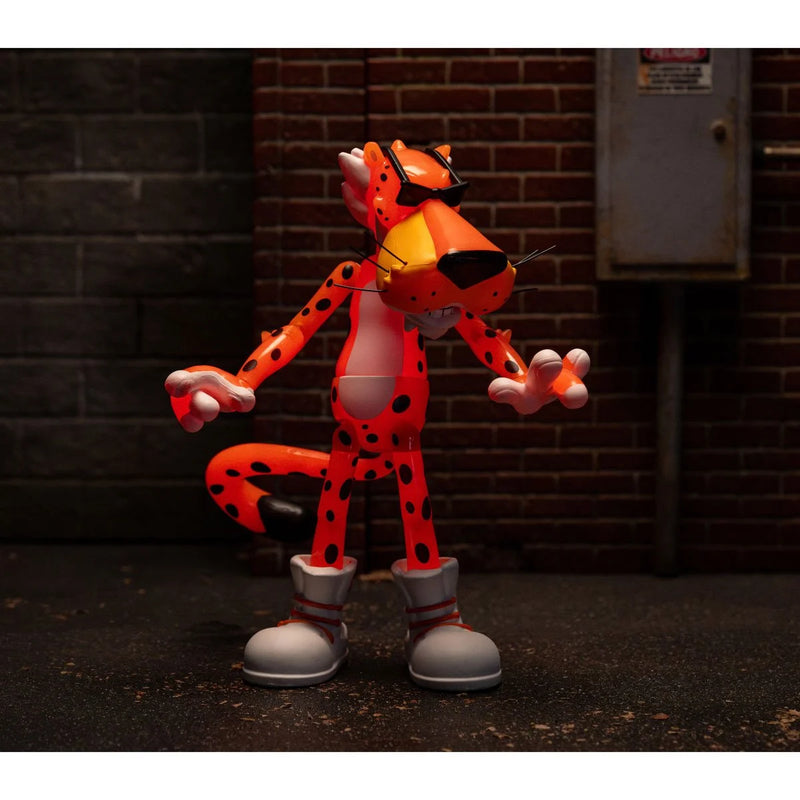 Load image into Gallery viewer, Jada Toys - Cheetos - Chester Cheetah (Flamin&#39; Hot Glow-in-theDark) 1/12 Scale
