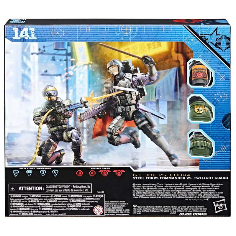 Load image into Gallery viewer, G.I. Joe Classified Series - Steel Corps Commander VS Twilight Guard Exclusive
