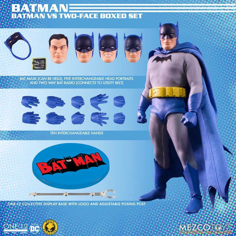 Load image into Gallery viewer, Mezco Toyz - One 12 DC Comics - Batman VS Two-Face (Golden Age Edition) Box Set (Mezco Exclusive)
