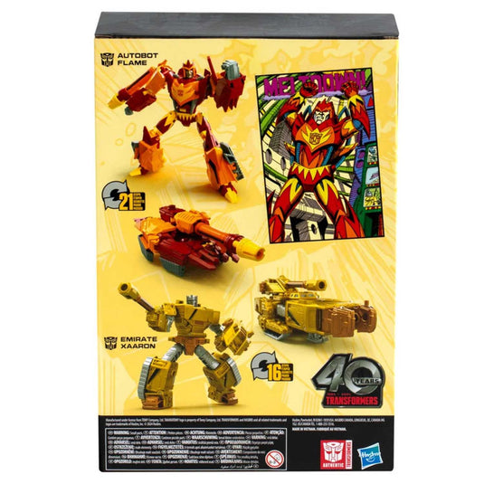 Transformers Generations - Autobot Flame & Emirate Xaaron (Comic Edition) Exlusive