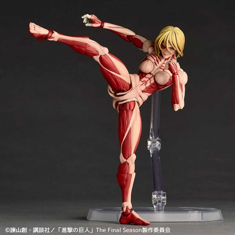 Load image into Gallery viewer, Kaiyodo - Amazing Yamaguchi - Revoltech Attack On Titan NR068 - Female Titan (Annie Leonhart)
