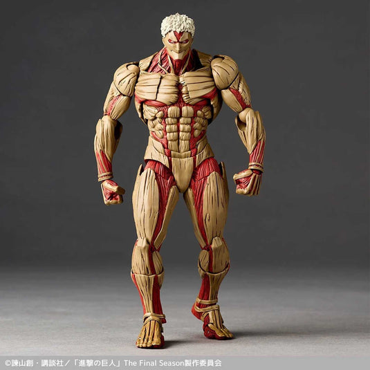 Kaiyodo - Amazing Yamaguchi - Revoltech Attack On Titan NR069 - Armored Titan (Reiner Braun)