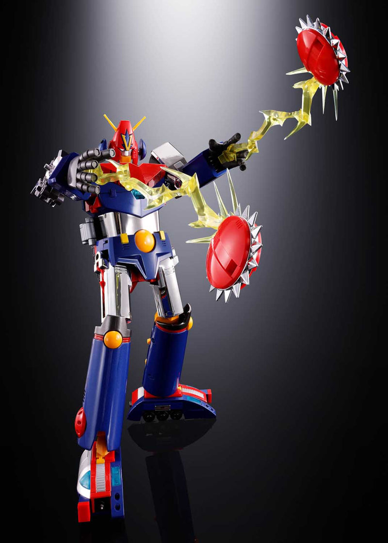 Load image into Gallery viewer, Bandai - Soul of Chogokin - Super Electromagnetic Robo Combattler V - GX-50SP COM-BATTLER V (50th Anniversary Version)
