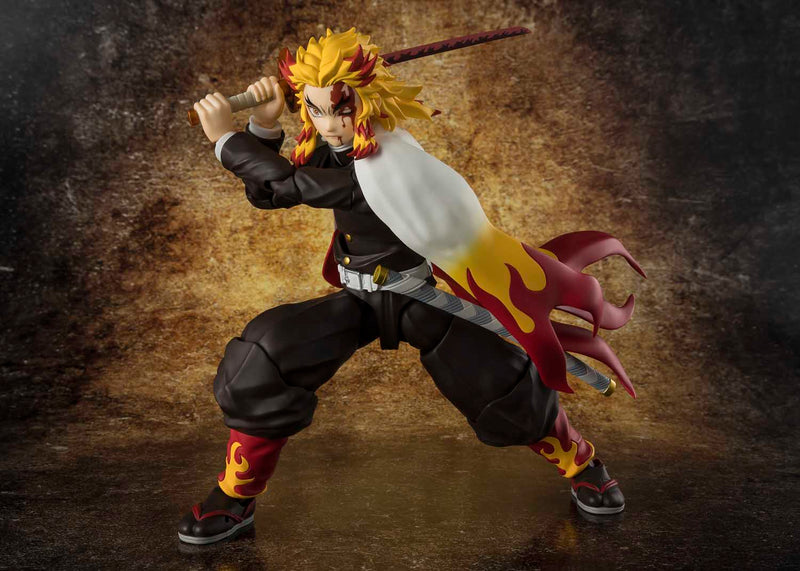 Load image into Gallery viewer, Bandai - S.H.Figuarts - Demon Slayer Kimetsu no Yaiba - Kyojuro Rengoku
