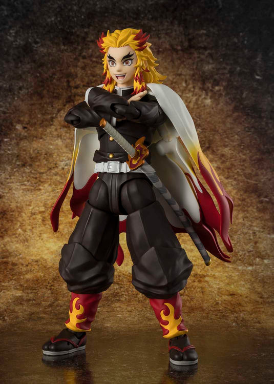 Bandai - S.H.Figuarts - Demon Slayer Kimetsu no Yaiba - Kyojuro Rengoku