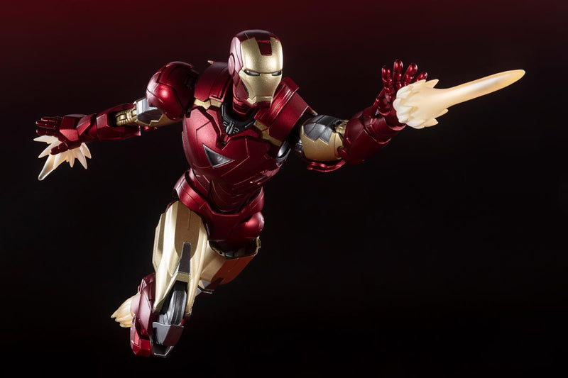 Load image into Gallery viewer, Bandai - S.H.FIguarts The Infinity Saga - Iron Man Mark 6 (Battle Damaged Edition)
