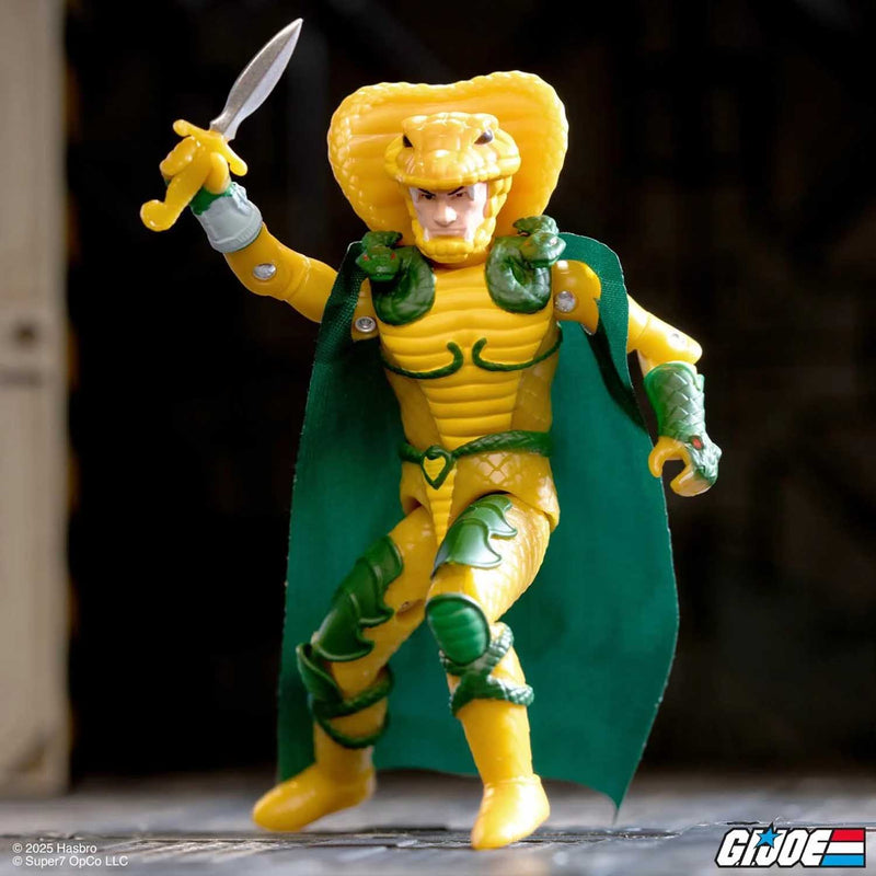 Load image into Gallery viewer, Super 7 - Reaction+ (O-Ring Figure) G.I. Joe - Serpentor (Cartoon Version)
