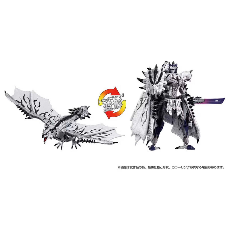 Load image into Gallery viewer, Takara - Synergenex Series - Transformers X Monster Hunter - Silver Rathalos Prime
