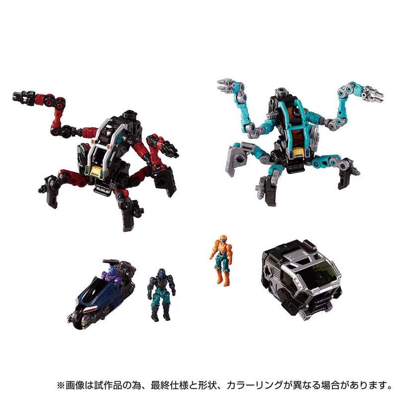 Load image into Gallery viewer, Diaclone Reboot - D-07 (D) Vehicles Set 7
