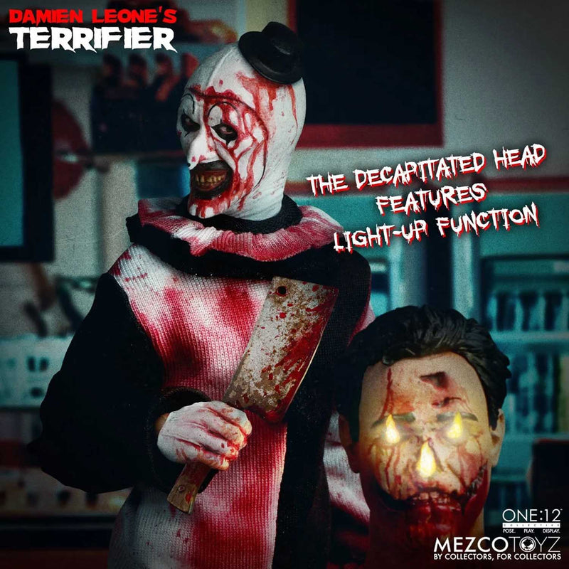 Load image into Gallery viewer, Mezco Toyz - One 12 Damien Leone&#39;s Terrifier - Art the Clown
