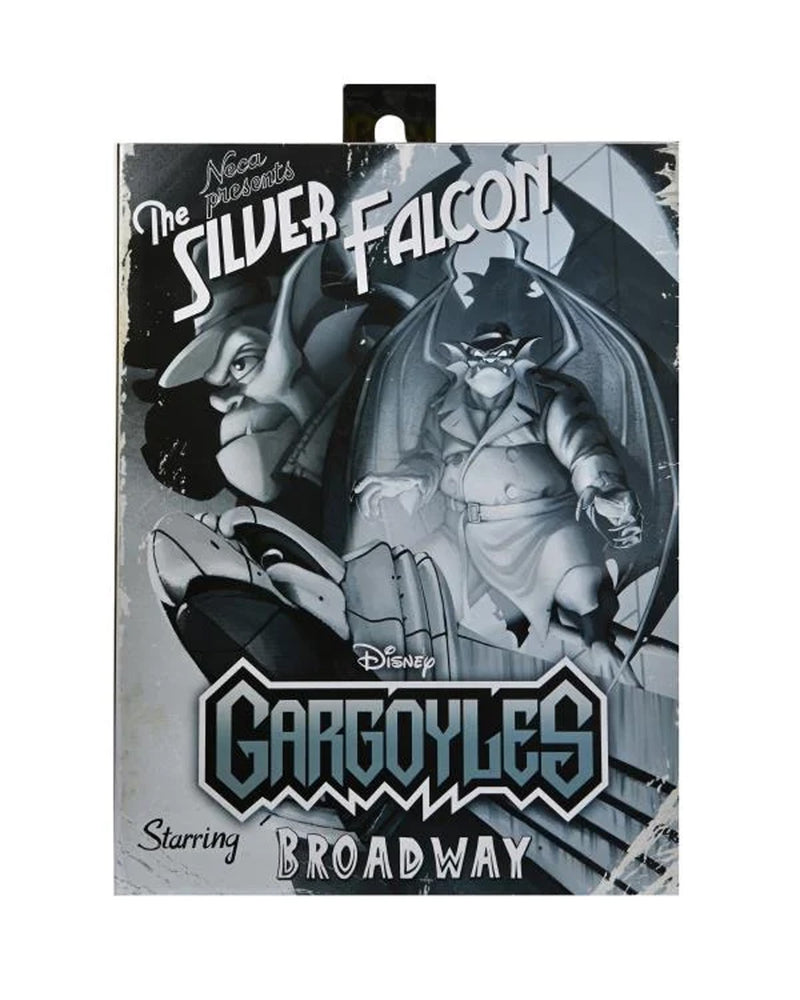 Load image into Gallery viewer, NECA - Disney&#39;s Gargoyles - Ultimates Detective Broadway &quot;Silver Falcon&quot; (With Closed Wings)
