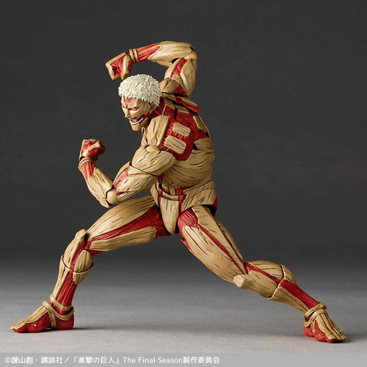 Kaiyodo - Amazing Yamaguchi - Revoltech Attack On Titan NR069 - Armored Titan (Reiner Braun)