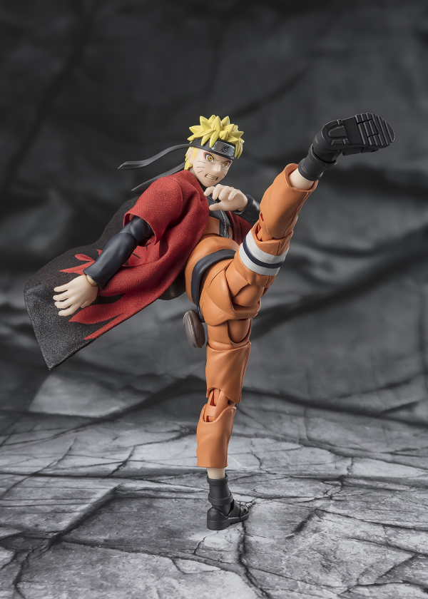 Load image into Gallery viewer, Bandai - S.H.Figuarts - Naruto Shippuden - Naruto Uzumaki (Savior Of Konoha) (Sage Mode) (Exclusive)
