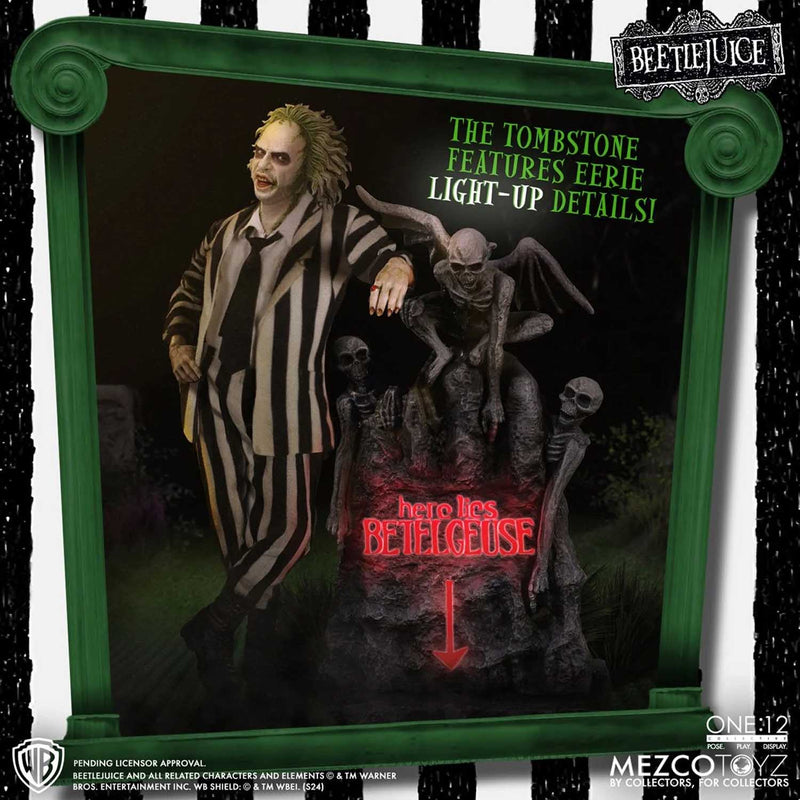 Load image into Gallery viewer, Mezco Toyz - One 12 Beetlejuice - Beetlejuice (Deluxe Edition)
