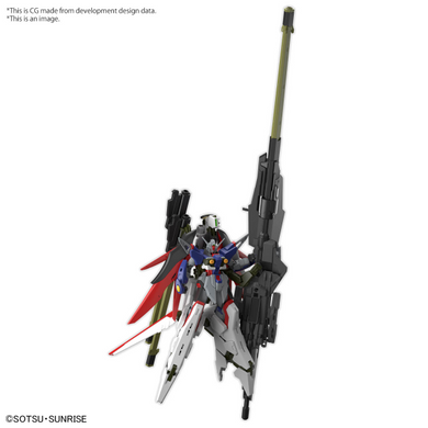 High Grade Gundam SEED Freedom 1/144 - Destiny Gundam Spec II & Zeus Sillouette