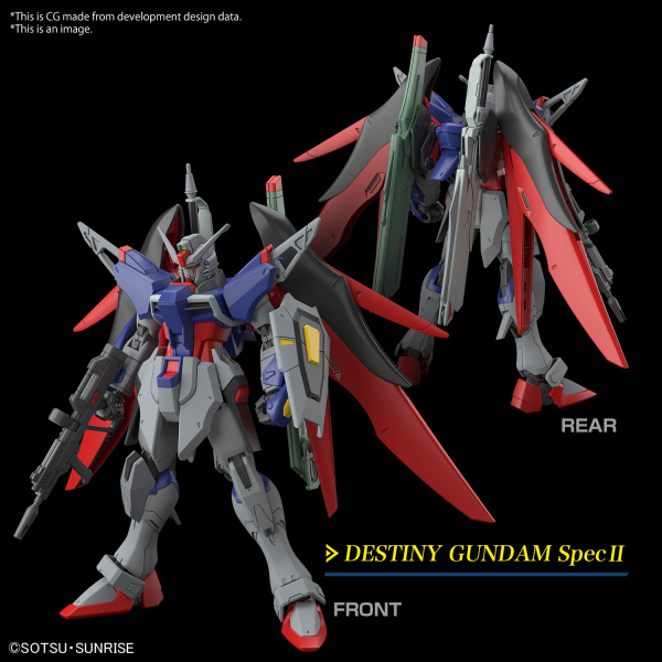 Load image into Gallery viewer, High Grade Gundam SEED Freedom 1/144 - Destiny Gundam Spec II &amp; Zeus Sillouette
